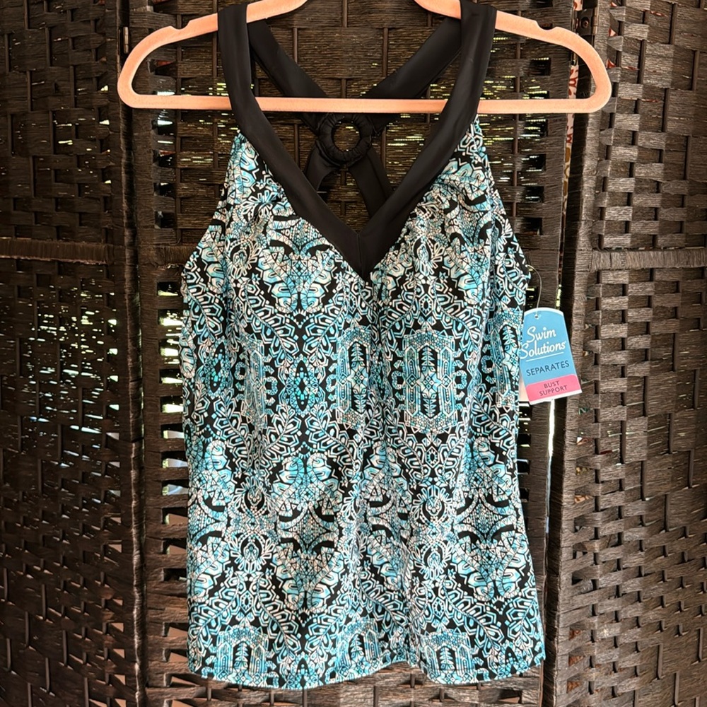 Swim Separates Swim Top Size 14